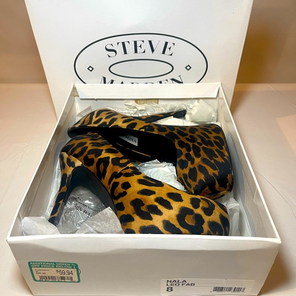 Steve Madden Nala Leopard Platform Pump Size 8 - Picture 2 of 7